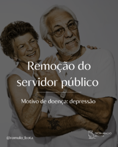 remoção do servidor com depressão